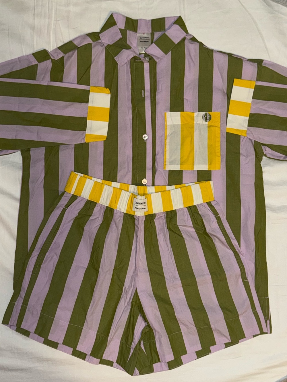 Hanna Andersson x Dusen Dusen Striped Women’s Pajama Set - Picture 3 of 8